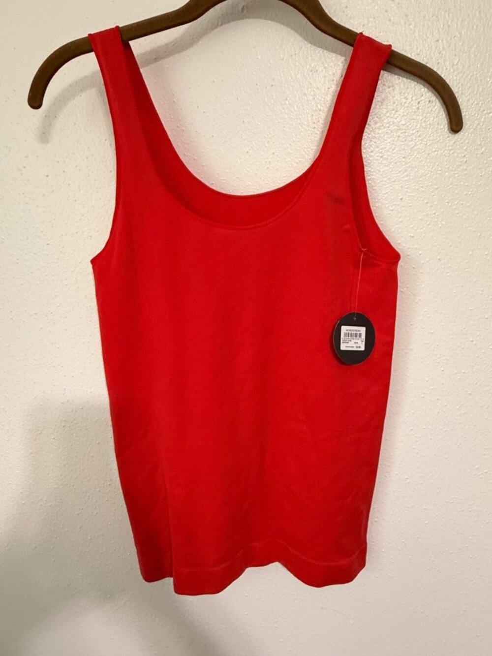 NWT Shimera Nordstroms Tank Top Seamless Red Bloom Womans L
